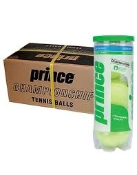 Caja x 24 Tubos de pelotas de tenis Prince Championship Extra